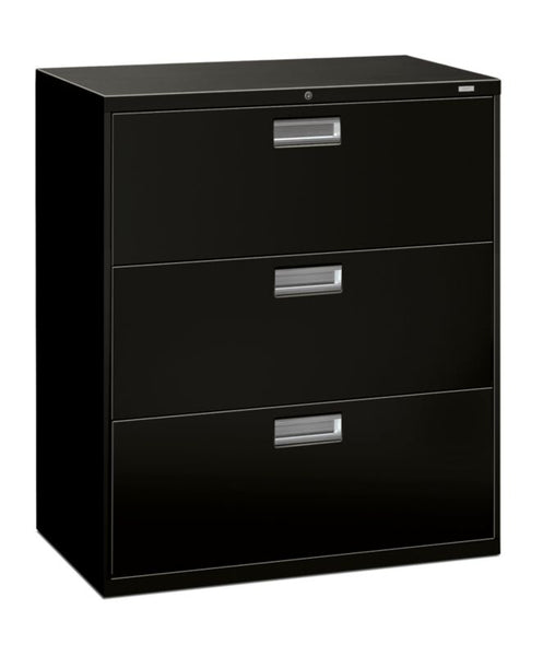 HON Brigade 600 Series Lateral File | 3 Drawers | 36"W x 19 1/4"D