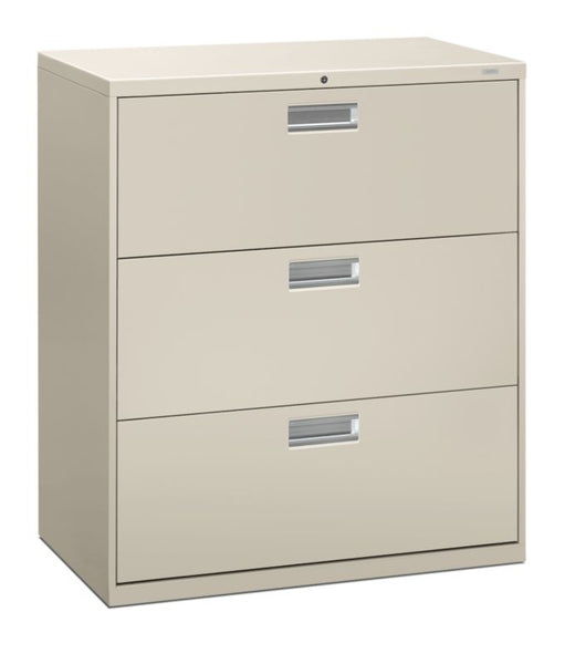 HON Brigade 600 Series Lateral File | 3 Drawers | 36"W x 19 1/4"D