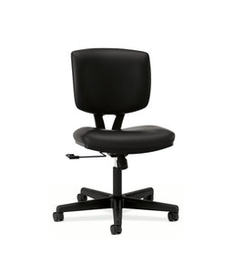HON Volt Task Chair | Center-Tilt | Black SofThread Leather