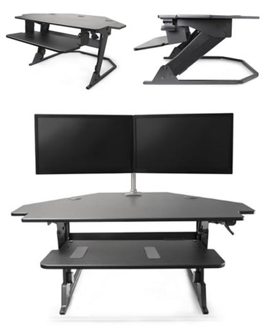 Volante Corner Desktop Sit-Stand Workstation