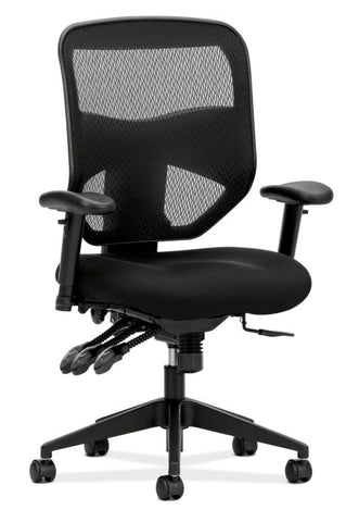 HON Prominent Mesh High-Back Task Chair | Asynchronous Control, Seat Glide | 2-Way Arms