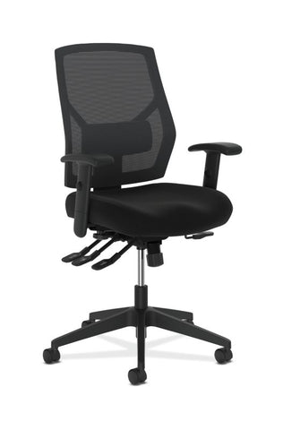 HON Crio High-Back Task Chair | Mesh Back | Adjustable Arms | Asynchronous Control | Adjustable Lumbar