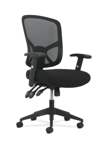 Sadie High-Back Task Chair | Height-Adjustable Arms | Height-Adjustable Back