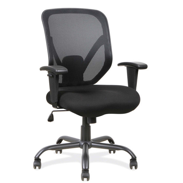 Big & Tall Collection Big and Tall Mesh Task Chair with Black Steel Heavy Duty Base